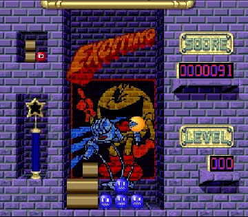 Pac-Attack (USA) screen shot game playing